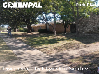 Lawn Care Servicein Plano,75075,Lawn Service by Edgar Ortiz Sanchez, work completed in Oct , 2025