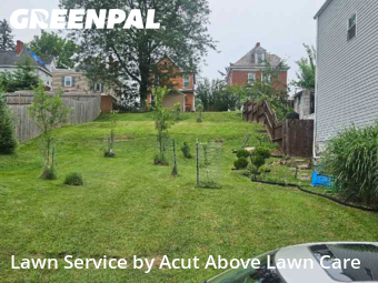 Backyard Mowing in Ross Township, 15202, Yard Management by Acut Above Lawn Care, work completed in Oct , 2025