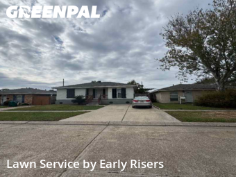 Mowing Services in Kenner, 70065, Yard Management by Early Risers, work completed in Dec , 2025