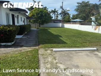 Grass Cutting in Hallandale Beach, 33009, Lawn Maintenance by Randy’s Landscaping, work completed in Nov , 2025