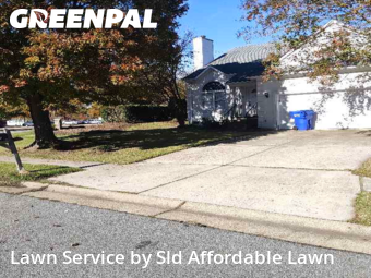 Front Yard Mowing in Suffolk, 23435, Grass Care by Sld Affordable Lawn , work completed in Nov , 2025