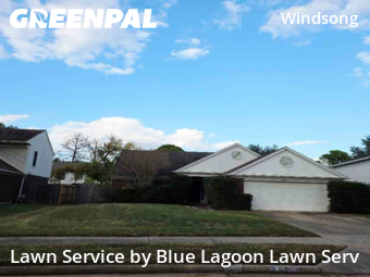 Lawn Mowingin Houston,77084,Yard Mowing by Blue Lagoon Lawn Serv, work completed in Dec , 2025