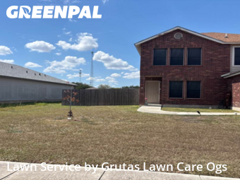 Lawn Mowin Seguin,78155,Yard Cutting by Grutas Lawn Care Ogs, work completed in Dec , 2025