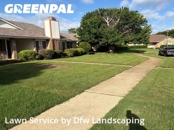 Yard Cuttingin Flower Mound,75028,Yard Mowing by Dfw Landscaping , work completed in Jun , 2026