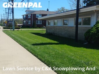 Yard Mowingin Des Plaines,60016,Grass Cut by C&A Snowplowing And , work completed in Jun , 2026