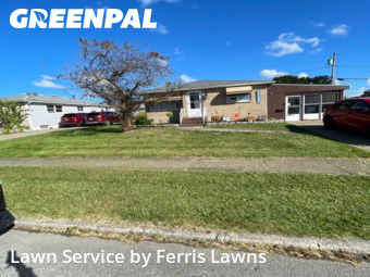 Weed Trimming in Buffalo, 14219, Backyard Mowing by Ferris Lawns, work completed in Oct , 2025