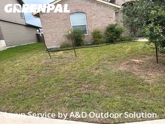 Lawn mowed in Manor, 78653