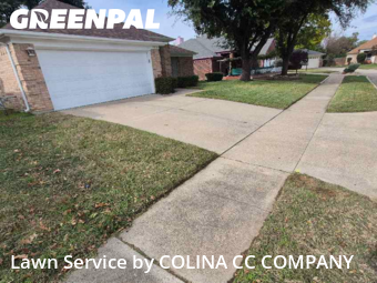 Grass Cutin Euless,76040,Lawn Mowing by COLINA CC COMPANY, work completed in Dec , 2025