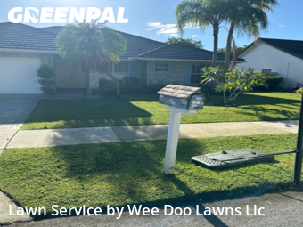 Grass Cutin Davie,33325,Grass Cut by Wee Doo Lawns Llc, work completed in Dec , 2025