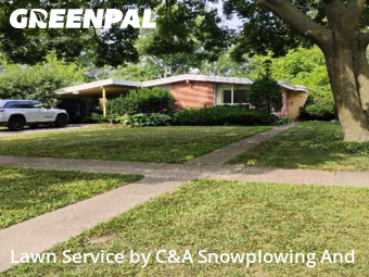 Backyard Mowing in Wilmette, 60091, Lawn Cutting by C&A Snowplowing And , work completed in Oct , 2025