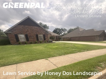 Lawn mowed in Rogers, 72758