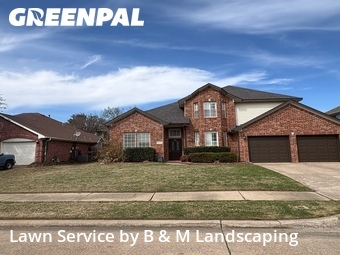 Lawn Mowin Flower Mound,75028,Yard Mowing by B & M Landscaping, work completed in Jun , 2026