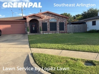 Lawn mowed in Arlington, 76018