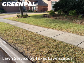 Lawn Upkeep in Allen, 75013, Lawn Mowing by Texas Lawnscapes, work completed in Nov , 2025