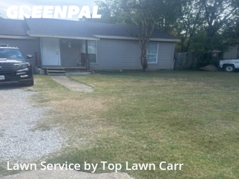 Grass Cuttingin Grand Prairie,75050,Lawn Service by Top Lawn Carr, work completed in Nov , 2025