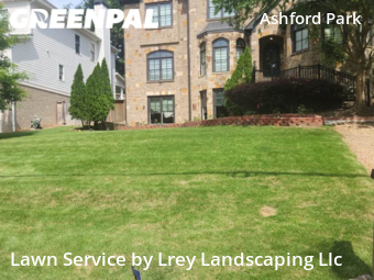 Yard Mowingin Brookhaven,30319,Lawn Service by Lrey Landscaping Llc, work completed in Dec , 2025