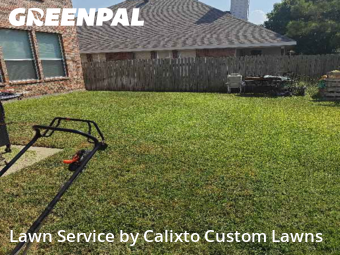 Lawn Care Servicein Euless,76039,Lawn Maintenance by Calixto Custom Lawns, work completed in Dec , 2025