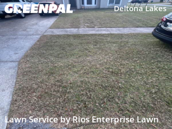 Front Yard Mowing in Deltona, 32725, Lawn Cutting by Rios Enterprise Lawn, work completed in Dec , 2025