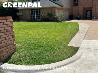 Lawn Servicein North Richland Hills,76182,Yard Cutting by Michael Mows, work completed in Jul , 2026