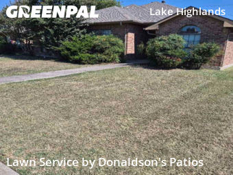 Grass Cutin Dallas,75243,Yard Cutting by Donaldson's Patios, work completed in Nov , 2025