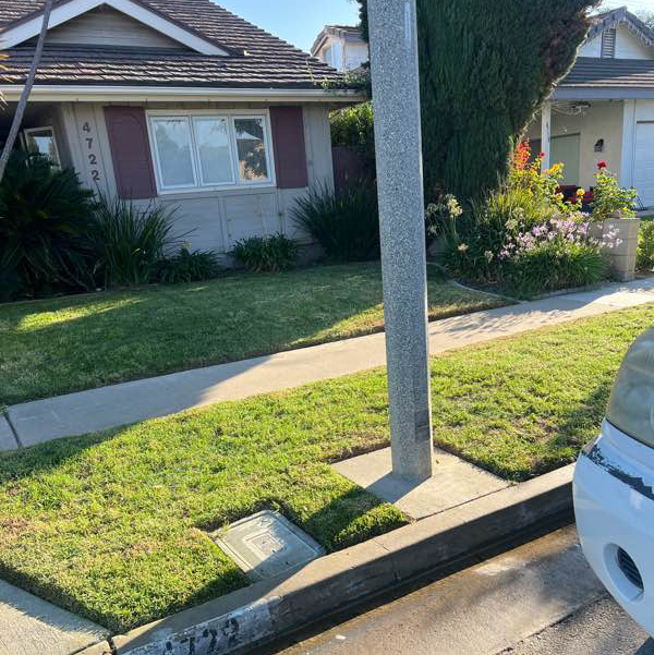 Lawn mowing work by Lawncare Nation in Colton, CA