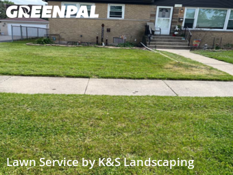 Yard Mowing in Tinley Park, 60477, Garden Trimming by K&S Landscaping, work completed in Nov , 2025