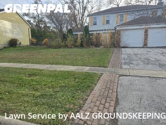 Grass Care in Hazel Crest, 60429, Yard Grooming by AALZ GROUNDSKEEPING, work completed in Nov , 2025