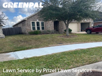 Lawn Carein Pearland,77581,Lawn Maintenance by Prizel Lawn Services, work completed in Feb , 2026