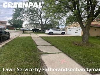 Grass Services in Glendale Heights, 60139, Lawn Management by Fatherandsonhandyman, work completed in Nov , 2025