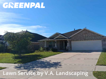 Lawn Maintenancein Spring,77386,Lawn Cut by V.A. Landscaping, work completed in Dec , 2025