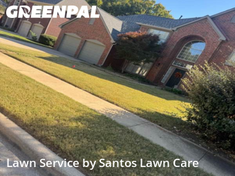 Grass Cuttingin Grapevine,76051,Lawn Cutting by Santos Lawn Care , work completed in Jan , 2026