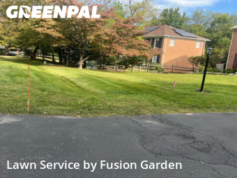 Lawn Mowing in Potomac, 20854, Backyard Mowing by Fusion Garden, work completed in Nov , 2025