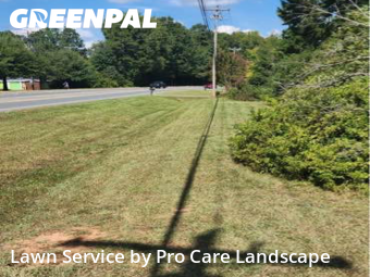 Lawn Servicein Matthews,28105,Lawn Maintenance by Pro Care Landscape , work completed in Oct , 2025