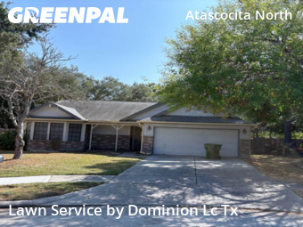 Lawn Servicein Humble,77346,Grass Cut by Dominion Lc Tx, work completed in Dec , 2025