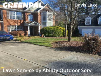 Lawn Cutin Charlotte,28269,Lawn Mow by Ability Outdoor Serv, work completed in Dec , 2025