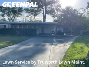 Lawn Servicein Orlando,32808,Lawn Cutting by Truworth Lawn Maint., work completed in Dec , 2025