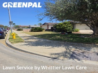 Lawn mowing work completed in Downey, CA