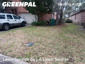 Grass Cutin The Woodlands,77382,Lawn Maintenance by J.A Lawn Service, work completed in Oct , 2025