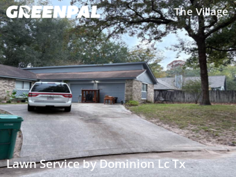 Lawn Mowingin Spring,77380,Yard Cutting by Dominion Lc Tx, work completed in Dec , 2025