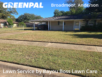 Backyard Mowing in Shreveport, 71104, Lawn Cutting by Bayou Boss Lawn Care, work completed in Nov , 2025