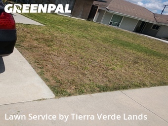 Lawn mowing work completed in Whittier, CA