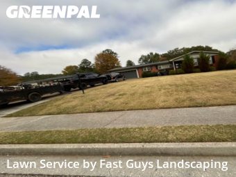 Yard Mowingin Smyrna,30082,Lawn Service by Fast Guys Landscaping, work completed in Nov , 2025
