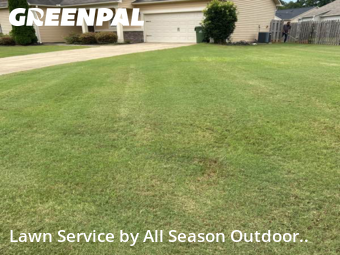 Lawn Care in Opelika, 36801, Property Maintenance by All Season Outdoor.., work completed in Nov , 2025
