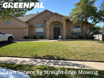 Yard Cuttingin Keller,76248,Lawn Cut by Straight Edge Mowing, work completed in Nov , 2025