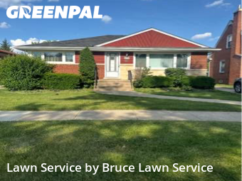 Yard Cutting in Westchester, 60154, Yard Mowing by Bruce Lawn Service, work completed in Nov , 2025