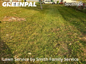 Front Yard Mowing in Muncie, 47302, Yard Maintenance by Smith Family Service, work completed in Dec , 2025