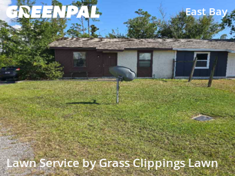 Backyard Mowing in Panama City, 32404, Yard Maintenance by Grass Clippings Lawn, work completed in Oct , 2025
