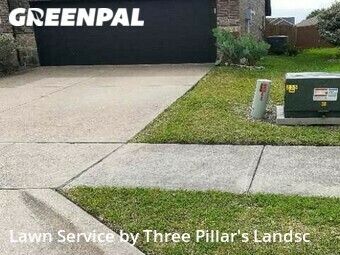 Lawn Management in Heartland, 75126, Landscaping Maintenance by Three Pillars Landsca, work completed in Nov , 2025