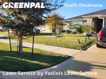 Lawn Cuttingin Oklahoma City,73170,Lawn Maintenance by Yadiels Lawn Service, work completed in Feb , 2026