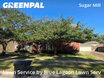 Lawn Mowingin Sugar Land,77498,Lawn Mowing by Blue Lagoon Lawn Serv, work completed in Feb , 2026